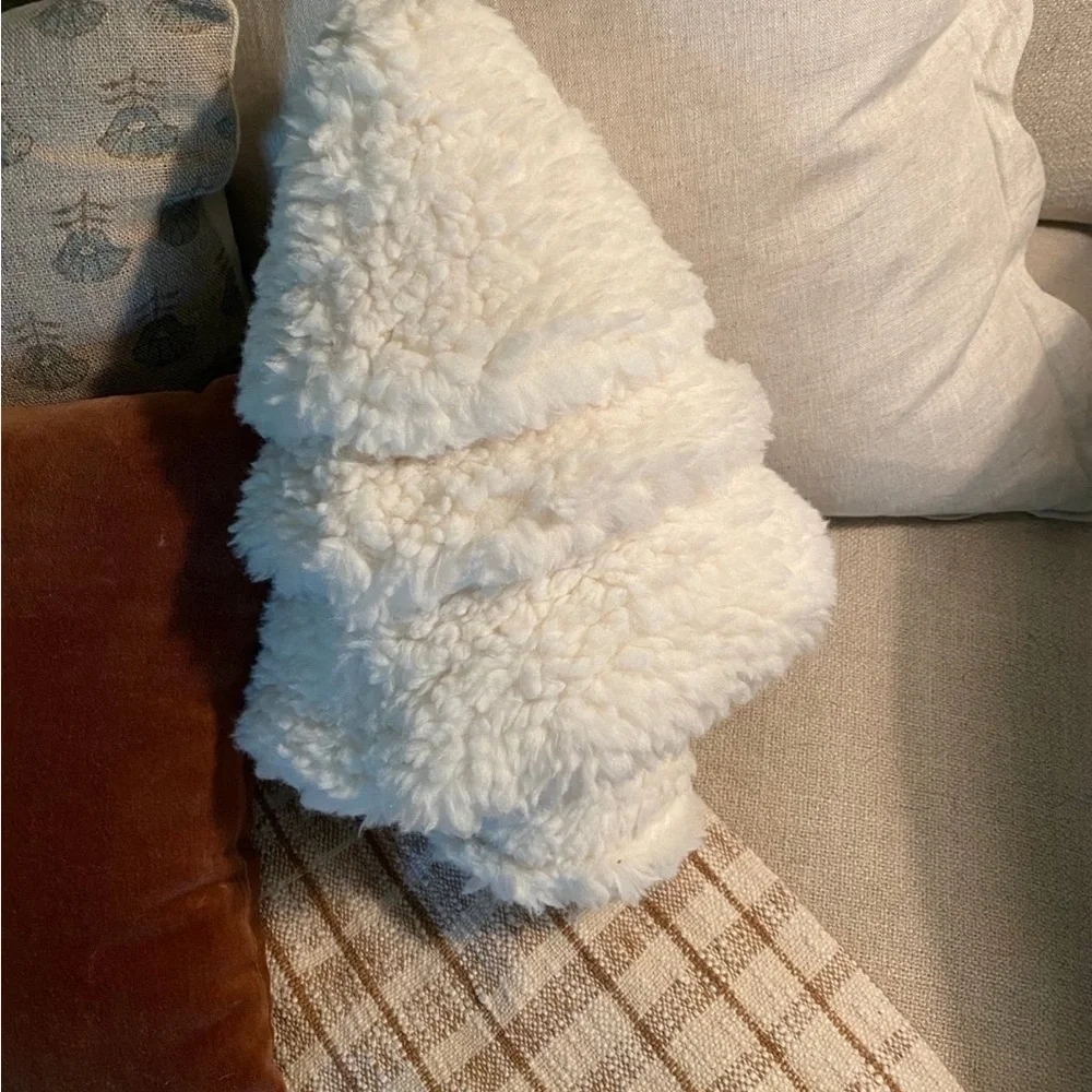 Target Threshold Decorative Faux Fur Tree Throw Pillow - Picture 1 of 3